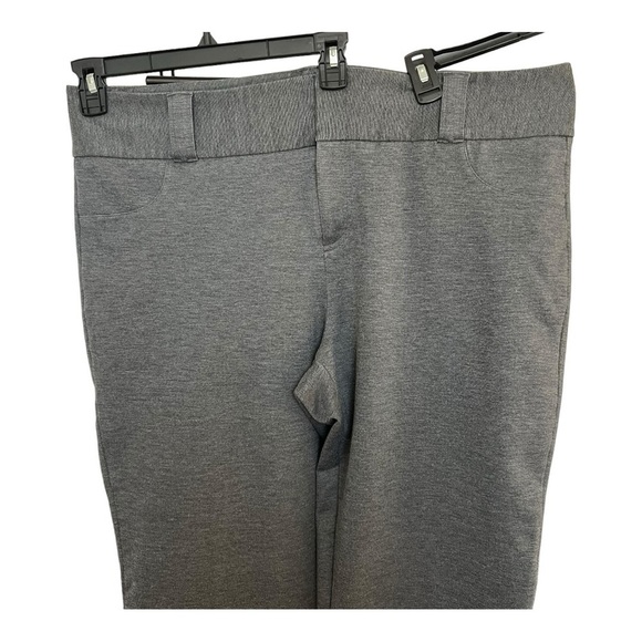 Covington Woman Dress Pants size 20W Straight Leg Career Office Gray Stretch - Picture 2 of 9